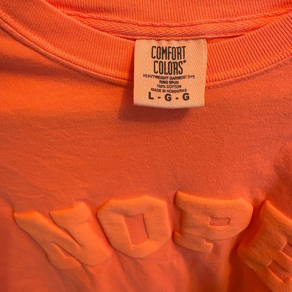 Comfort Colors Vibrant Orange Tee